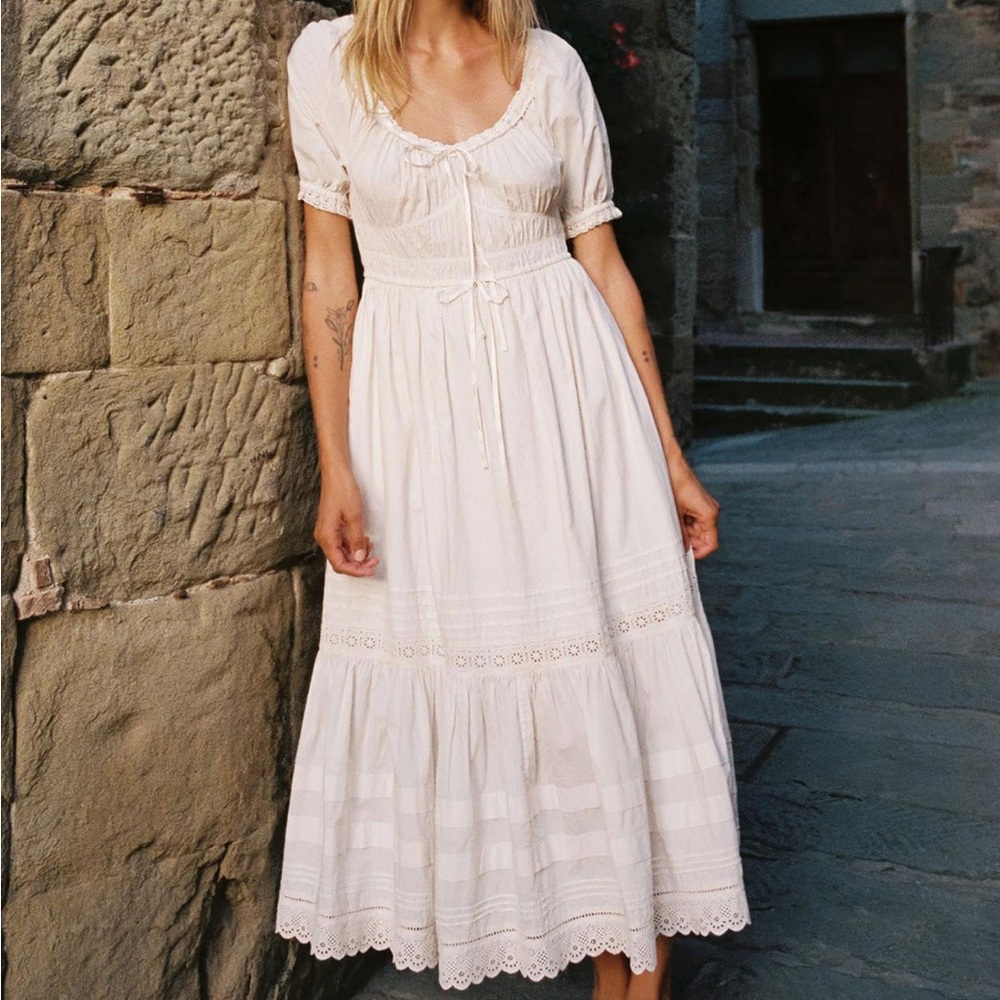 Christy Dawn Brynne Dress in Pearl